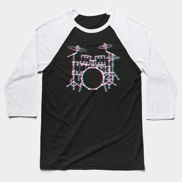 Drums Baseball T-Shirt by n23tees